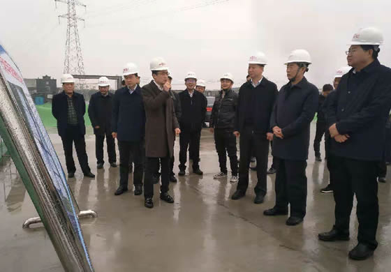 Mayor Dai Qiyuan and his delegation visited our company for investigation